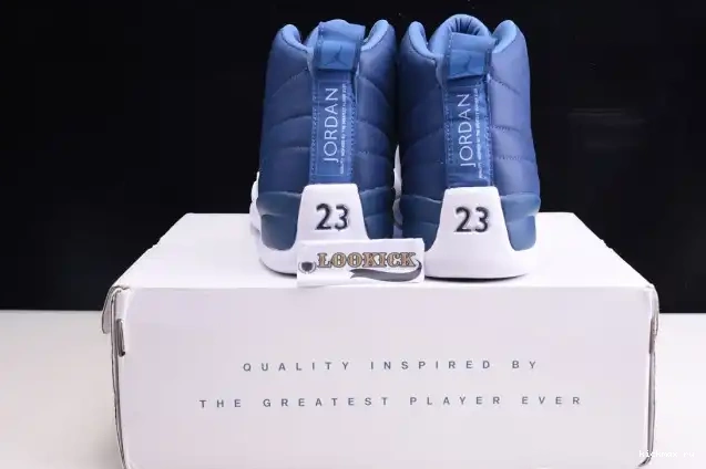 Rep Kickmax Stone 130690-404 Air 12 Jordan Blue Retro 0401